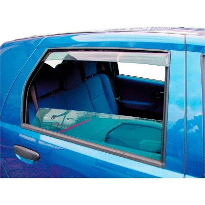 Imagen de ClimAir CLS003P0189D deflector de aire Puerta vehículo, Cavidad ventana, delante negro