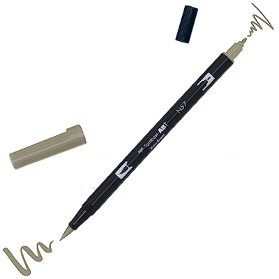 Imagen de Tombow Rotulador Abt Dual Brush N57 Warm Gray 5