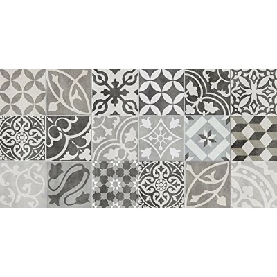 Imagen de VINILIKO, Alfombra de vinilo, Antique, Gris, 50x100 cm