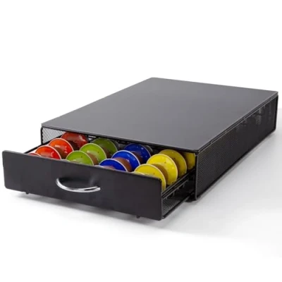Imagen de SYSYLY Soportes para cápsulas de Café Dispensador capsulas Compatible con Dolce Gusto Cajón almacenar (capacidad 40 cápsulas)