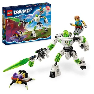 Imagen de LEGO DREAMZzz 2 en 1 Mateo y Z Blob Robot, Juguete con Figura Grande de Robot Minifiguras Jayden Mateo, Aventura los Sueños Basada la Serie TV para Niños Niñas 7 Años o Más 71454