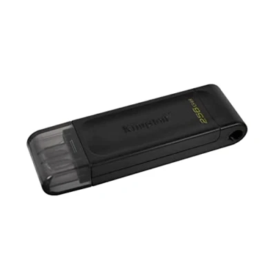 Imagen de Kingston DataTraveler 70 DT70/256GB Unidad Flash USB C, Negro