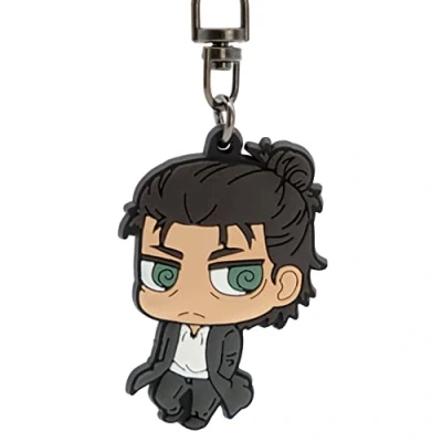 Imagen de ABYstyle ATAQUE DE TITANES Llavero Chibi Eren PVC, multicolor