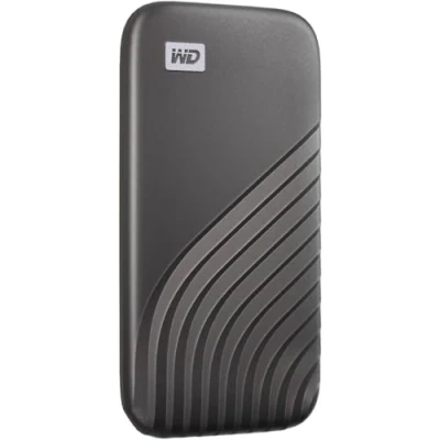 Imagen de WD My Passport 4TB SSD externo Portátil, Disco duro con velodidad de lectura hasta 1050 MB/s 1000 escritura, Funciona PC, Xbox y Playstation, Gris espacial
