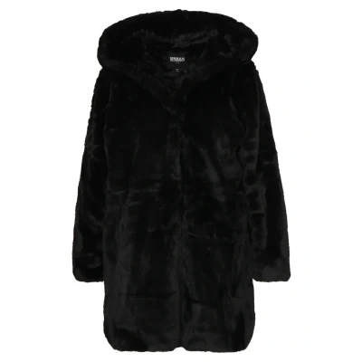 Imagen de Urban Classics Curvy Ladies Hooded COAT Abrigo de invierno, Mujer, Talla: 4XL, Black