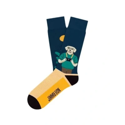 Imagen de JIMMY LION CALCETINES UNISEX PHOTOGRAPHE Azul, L