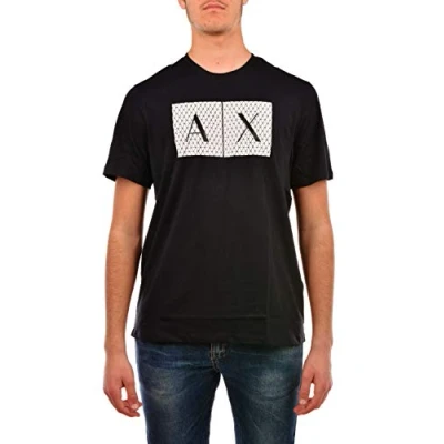 Imagen de Armani Exchange Camiseta para Hombre, Azul (Navy 1510), L