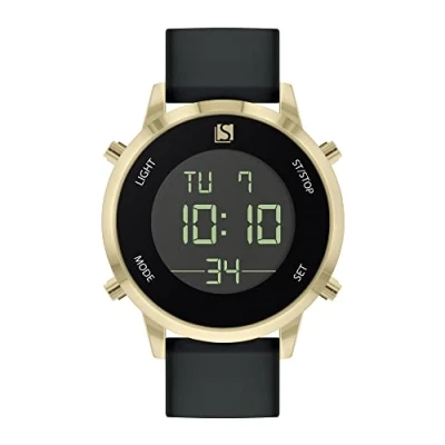Imagen de Spirit Halloween Reloj Digital para Hombres de Cuarzo con Correa en Silicona ASPG37