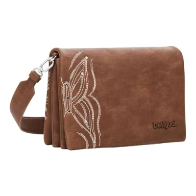 Imagen de Bandolera mujer Desigual Goodall Sand Dortmund Flap 2.0