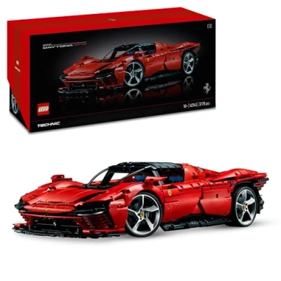 Imagen de LEGO Technic Ferrari Daytona SP3, Maqueta de Súper Coche Rojo para Construir, Escala 1:8, Regalo Coleccionable Hombres y Mujeres, Ultimate Car Concept 42143