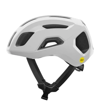 Imagen de POC Ventral Air MIPS Casco de Bicicleta, Unisex Adulto, Hydrogen White/Uranium Black Matt, S (50 56cm)