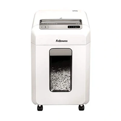 Imagen de Fellowes Powershred 12MS Destructora trituradora de Papel, destruye hasta 12 Hojas, minicorte, Nivel Seguridad DIN P 4, para pequeñas Empresas y oficinas domésticas, 1 3 usuarios, Color Blanco