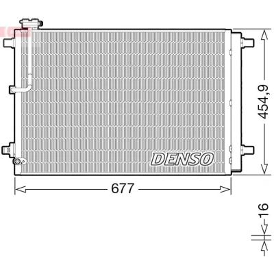 Imagen de DENSO DCN02046 Condensador con secador R 134 a AUDI: A8 D4