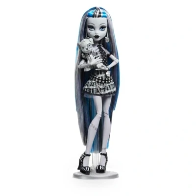 Imagen de Monster High, Drama de película, Frankie Stein, en Blanco y Negro, para coleccionista, pósteres del tamaño la muñeca a Real, HKN29