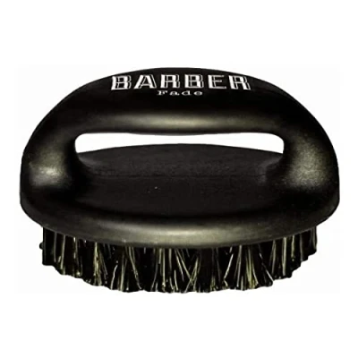Imagen de BARBER MARMARA Fade Brush R Cepillo de barba limpieza para hombre los dedos Peluquería y barbero estilismo pelo Negro