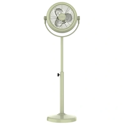 Imagen de Cecotec Ventilador de Pie Retro EnergySilence 250 ClassicStyle Green. 25W, Diámetro 10&quot;, 3 Aspas Aerodinámicas, Inclinación Ajustable, 2 Velocidades, Diseño Elegante Color Verde