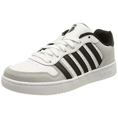 Imagen de K SWISS Court Palisades Zapatillas, Hombre, Talla: 46, White gray black Zapatos