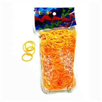 Imagen de Rainbow Loom Recarga elásticos: naranja fluorescente