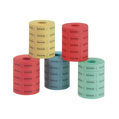 Imagen de Herlitz 791.780 bebida Entradas 5 x 1000 desgarrable surtidos por Color