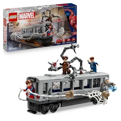Imagen de Lego super heroes 76321 spider man vs. Doc ock: escena del tren subterráneo