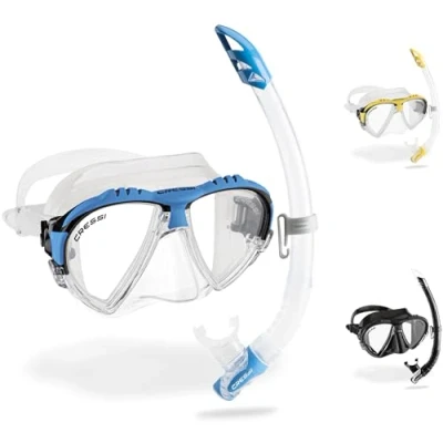 Imagen de Cressi Matrix and Gamma Combo Set de Buceo, Unisex, Negro