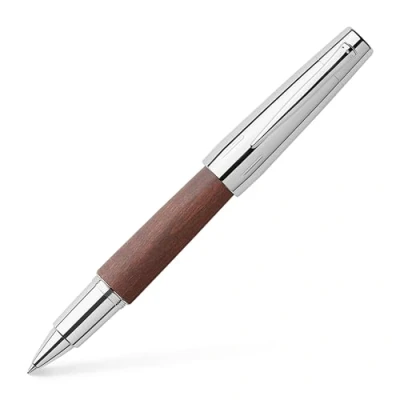 Imagen de Faber Castell 148215 Roller E motion, con cuerpo en madera de peral, graduación B, color marrón oscuro