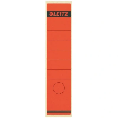 Imagen de Leitz Spine Labels 61 x 285 mm, Red Etiqueta autoadhesiva (Red, Rojo)