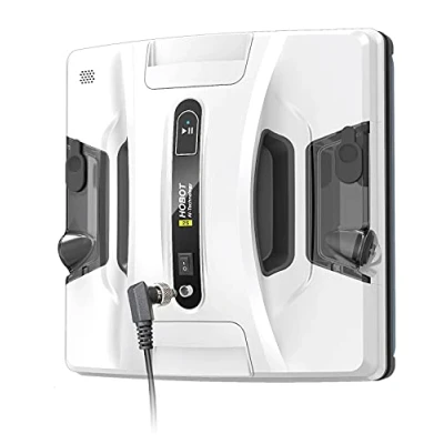Imagen de HOBOT 2S Robot Limpiacristales Inteligente con Doble Sistema de Pulverización Automático Spray Sistemas Seguridad Control por App Incluye Líquido Limpia Cristales