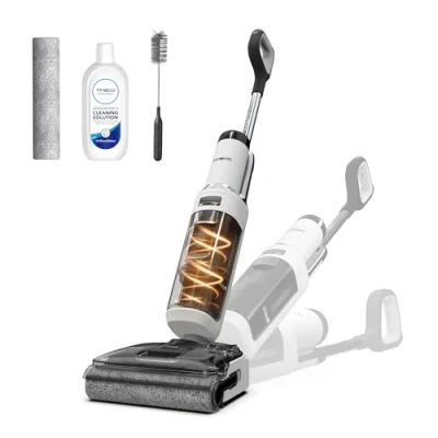 Imagen de Tineco Floor One Stretch S6 Aspiradora en Seco y Húmedo, Posición Plana de 180, Diseño Compacto 13 cm, Autolimpieza Flashdry a 70 C 5 Minutos, Limpieza por Las Tres Caras