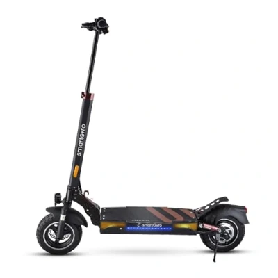 Imagen de smartGyro Speedway Pro Patinete Eléctrico de 48V, 1000W Pot. Máxima, Batería 15Ah, Autonomía 60 Km, Ruedas 10 Pulgadas Dual Grip, Suspensiones, Triple Frenada, Certificado DGT