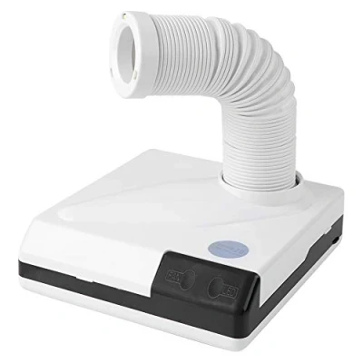 Imagen de aspirador de mesa 60 W para uñas, polvo con potente potencia, manicura y pedicura (blanco)