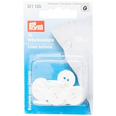 Imagen de prym botones de plástico lino (15 mm) 1 unidad
