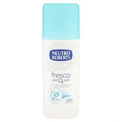 Imagen de 12 desodorantes neutros Roberts, desodorante en barra extra fresco, 40 ml
