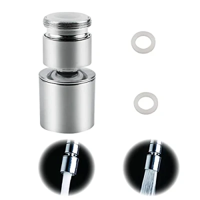 Imagen de Aireador de Grifo Giratorio 360 Agua M22 Rosca Interna con Adaptador Externa M24 para 22 mm o 24