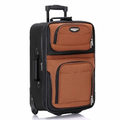 Imagen de Travel Select Amsterdam Equipaje Vertical Extensible con Ruedas, Orange, Carry On, Ruedas