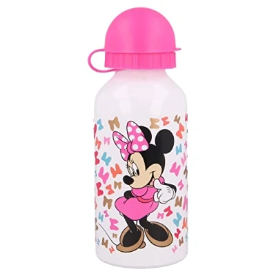 Imagen de Minnie Mouse Botella de Aluminio Para Niños Cantimplora infantil agua reutilizable 400 ML
