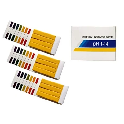 Imagen de Fontee® 240 tiras tornasol pH de 1 a 14 papel prueba Ideal para probar muchas sustancias cotidianas habituales, como zumo limón, leche, etc.