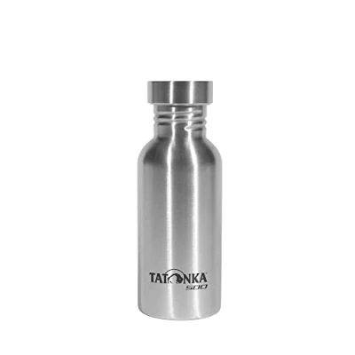 Imagen de Tatonka Premium Bottle 0,5 l Botella INOX Agua, Metal, 15,5 x 6 cm