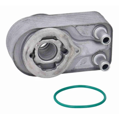 Imagen de VEMO V46 60 0088 Radiador de Aceite rerigerado por agua sin alojamiento del filtro aceite, con junta RENAULT: CLIO 2, 3, DACIA: LOGAN 2