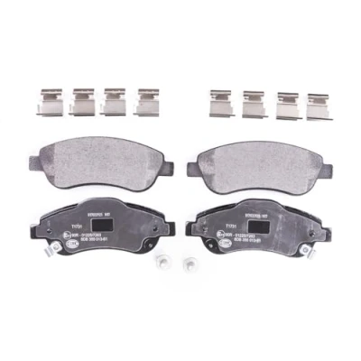Imagen de HELLA 8DB 355 013 611 Juego de pastillas freno con avisador acústico desgaste tornillos pinza accesorios HONDA: CR V 3, 4