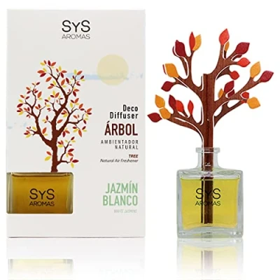 Imagen de Ambientador Difusor Árbol Jazmin Blanco 90ml SYS Aromas