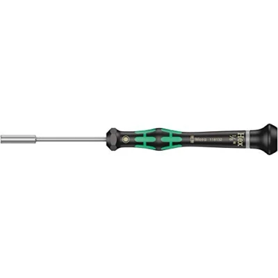 Imagen de Wera 05118132001 Destornillador Aprieta Tuercas para Usos Electrónicos, 1/8&quot;, 60 mm