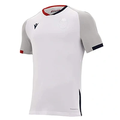 Imagen de Macron Bfc M20 Maglia Gara Mm Sr Camiseta Away Bologna FC 2020/21, Hombre, Color Blanco, L
