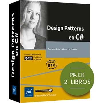 Imagen de patrones de diseño en C#: Pack 2 libros: Domine los (Pack Experto)