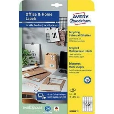 Imagen de Avery Zweckform L7636 10 etiquetas de dirección (480 etiquetas, 45,7 x 21,2 mm en DIN A4, devolución, autoadhesivas con ultragrip, imprimibles impresora