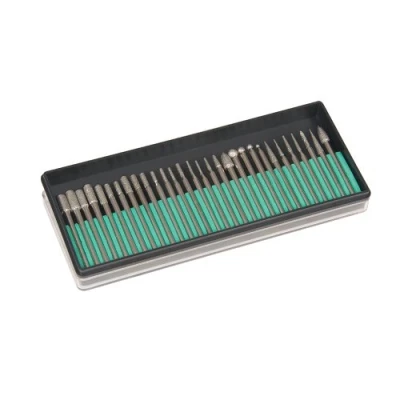Imagen de Silverline Tools 722878 Fresas diamantadas para herramienta rotativa, 30 pzas (Vástago 3,17 mm)