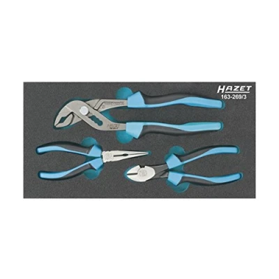 Imagen de HAZET 163 269/3 Juego de pinzas 3 342 Safety Insert System