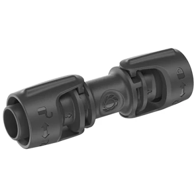 Imagen de Gardena sistema Micro Drip conector 13 mm (1/2 pulgadas): Pieza de conexión para alargar tubos distribución y goteo, pulgadas), reutilizable (13203 20)