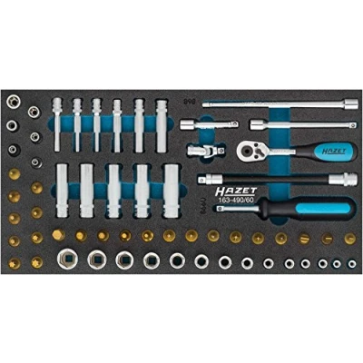 Imagen de Kit de llaves cubo HAZET 163 490/60