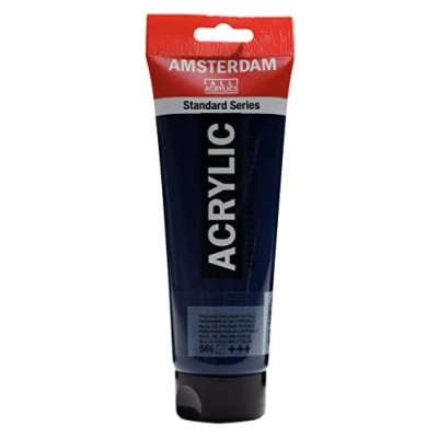 Imagen de Amsterdam Standard Series Colores Acrílicos Tubo 250 ml Azul de Prusia (Ftalo) 566 (17125660)